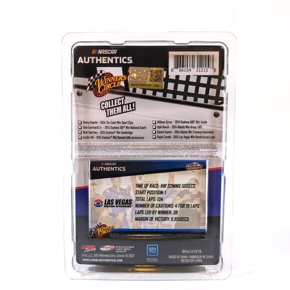 Rajah Caruth Las Vegas Truck Win Winners Circle 2024 Wave RW02 1:64 Nascar Auth - Picture 3 of 3